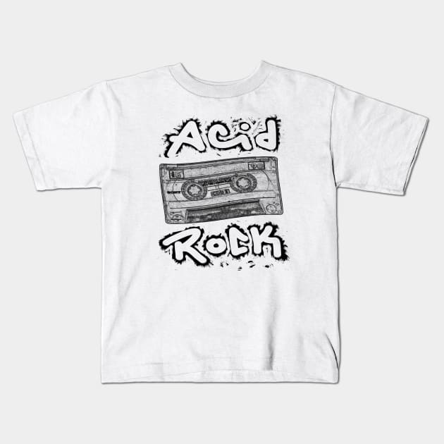 Rock acid Kids T-Shirt by Jang andong